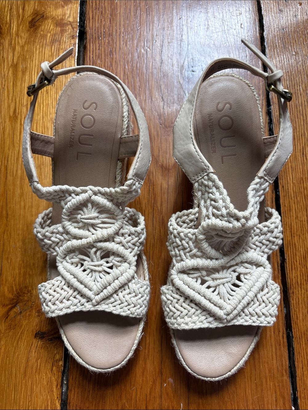 SOUL Naturalizer Oasis Espadrille Wedge Sandals